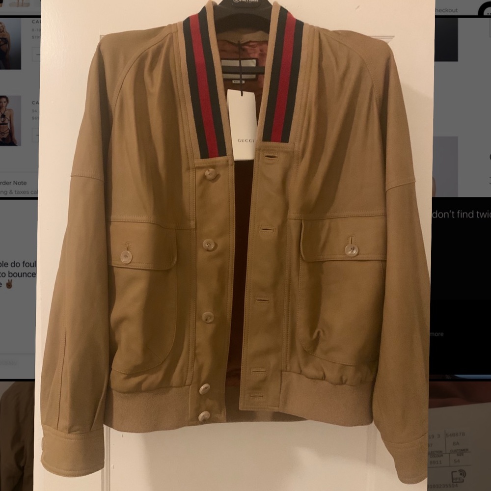 Brand new tan Gucci cardigan with tags